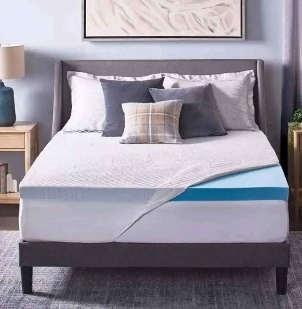 Novaform Comfort Luxe Plus Twin XL Mattress Topper Gel Memory Foam New